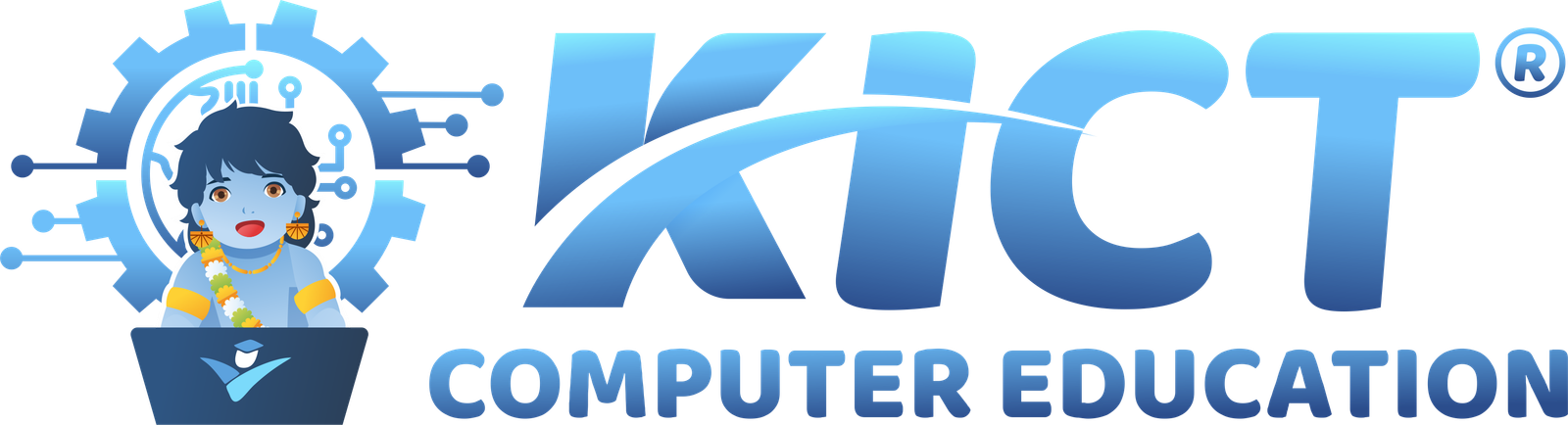 KICT Computer Classes Chandkheda Logo